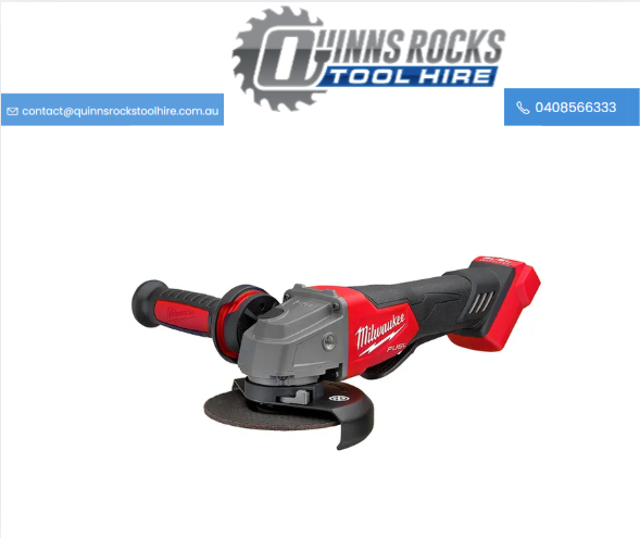 MILWAUKEE 18V FUEL™ Brushless 125mm Angle Grinder w. Deadman Paddle Switch Skin M18FAG125XPD-0