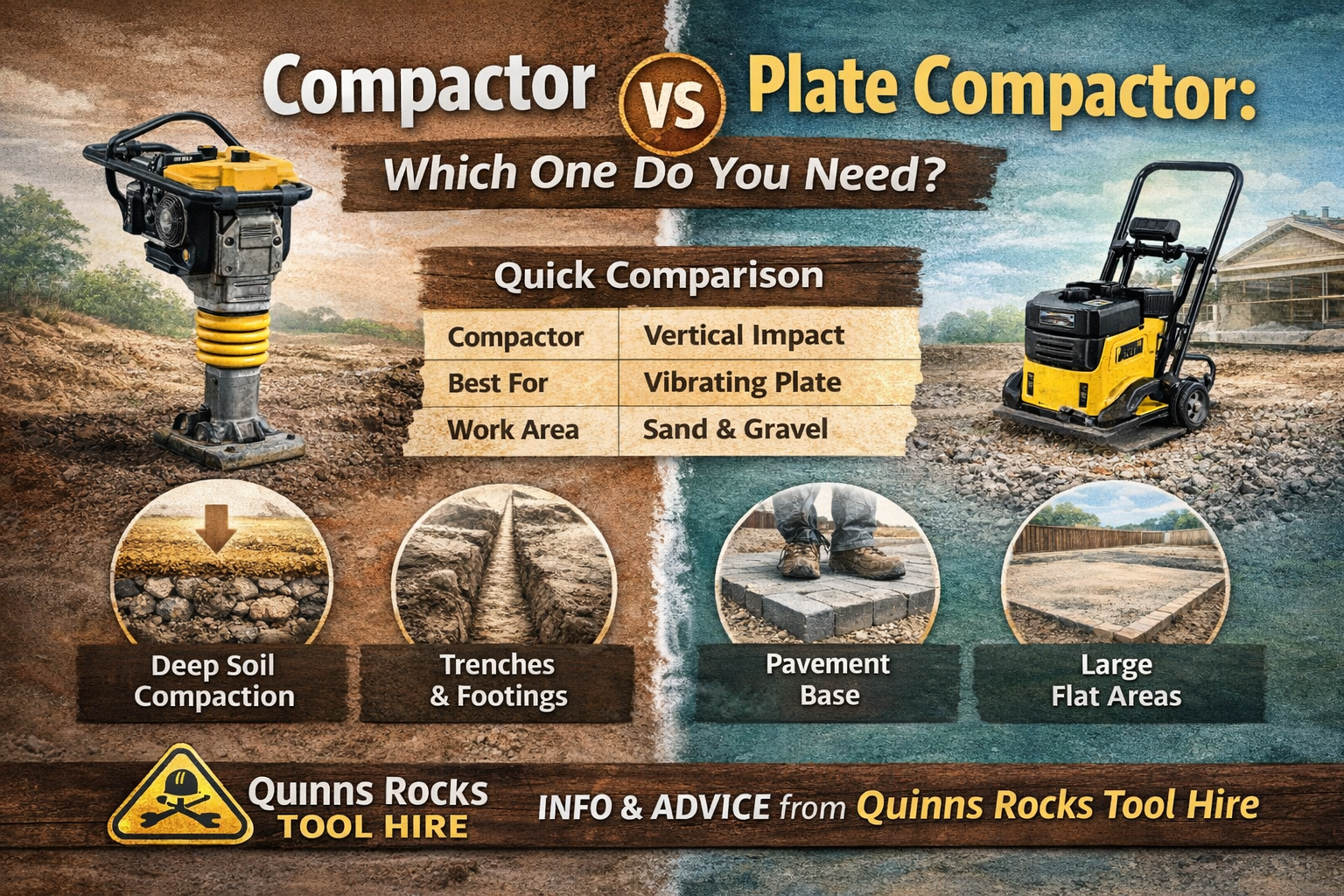 Compactor vs Plate Compactor
