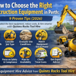 How to Choose the Right Construction Equipment
