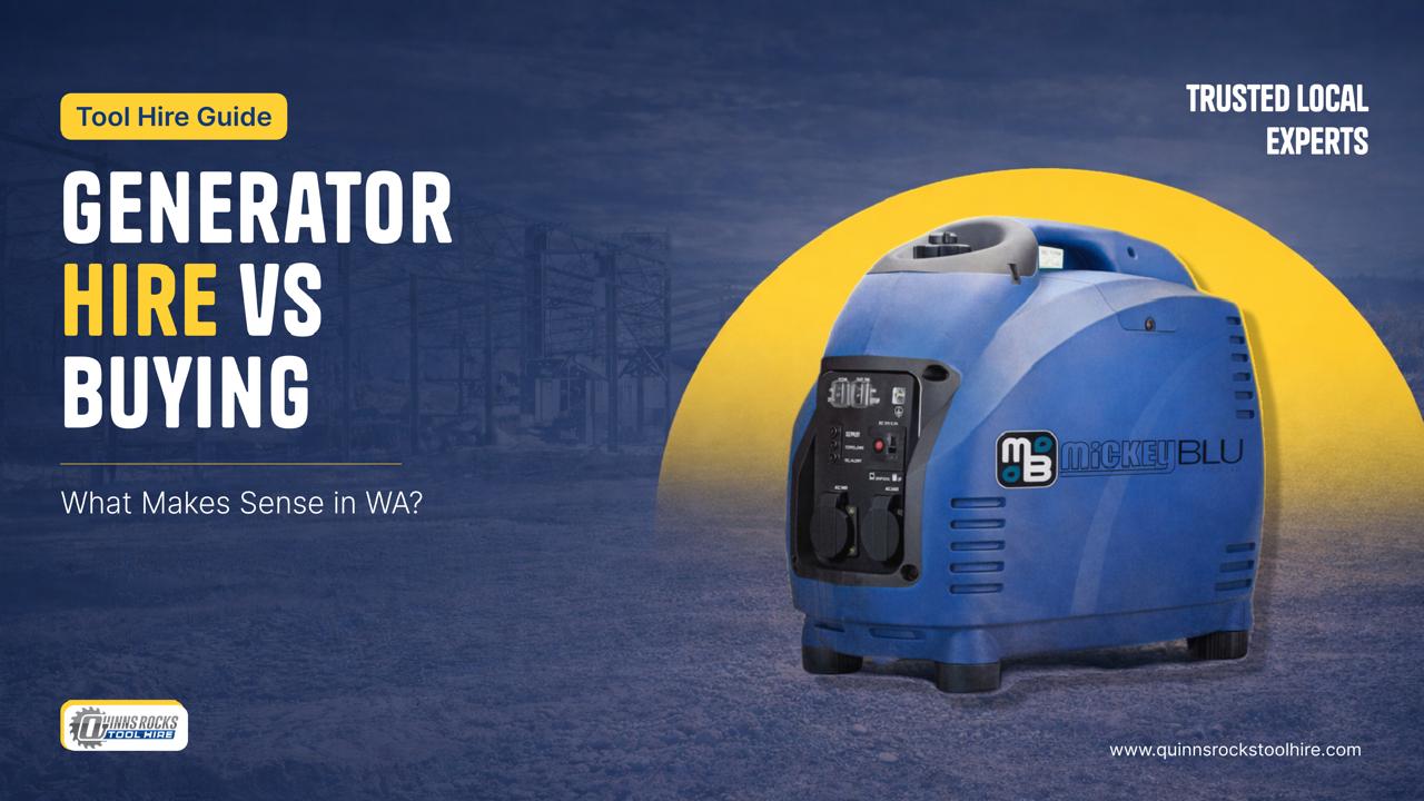 Generator Hire vs Buying: What Makes Sense in WA?