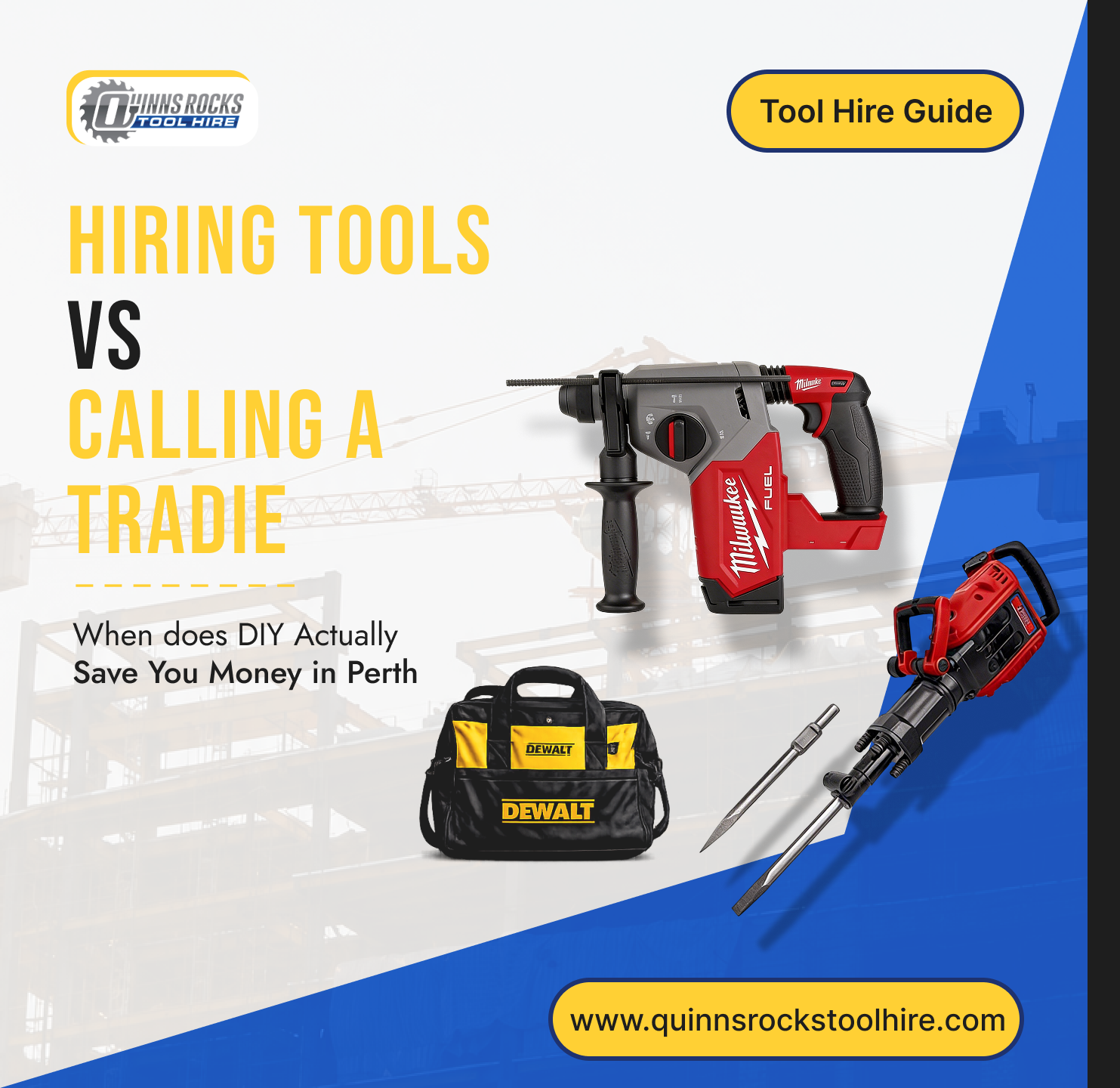 Hiring Tools vs Calling a Tradie
