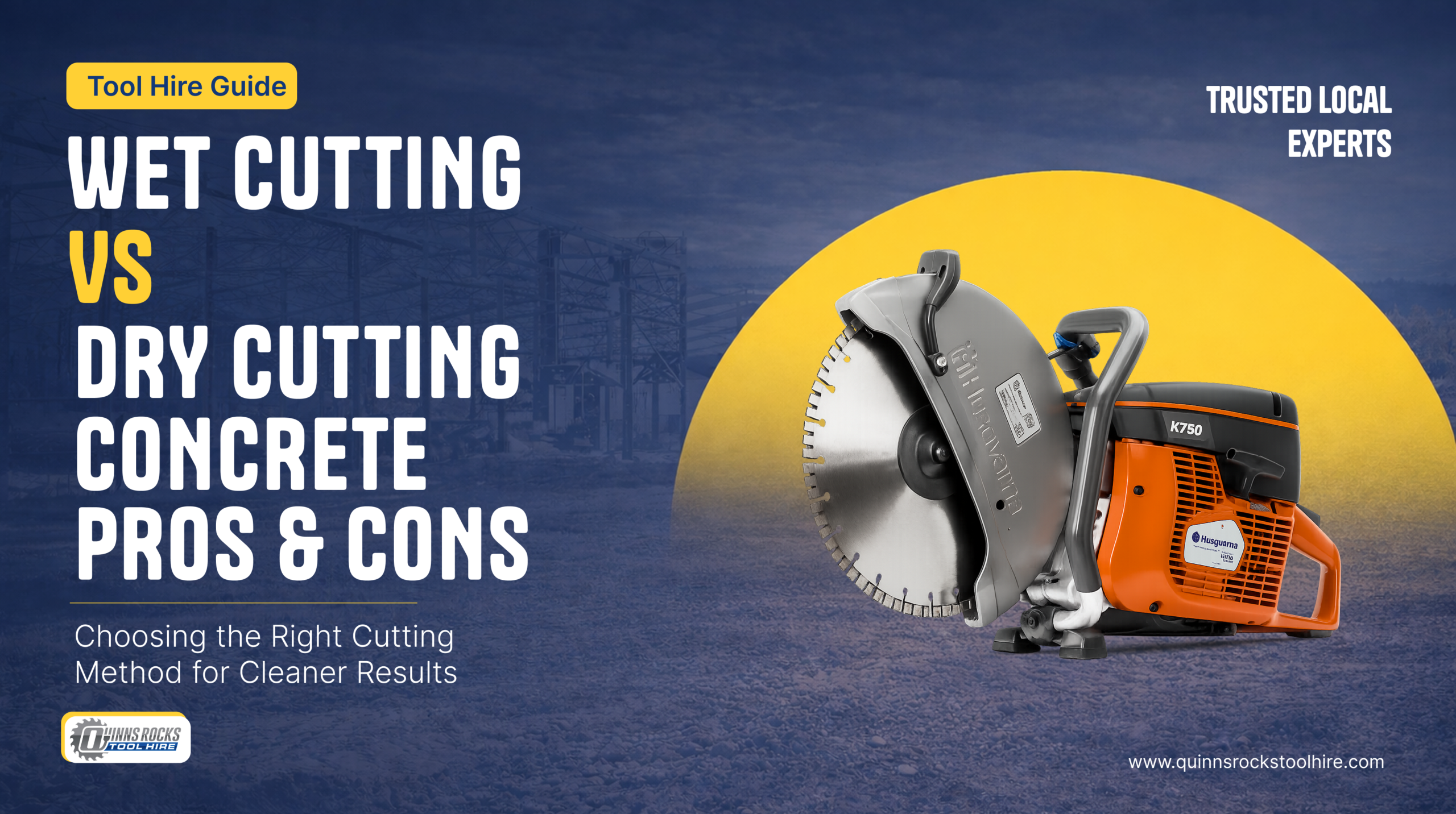 Wet Cutting vs Dry Cutting Concrete