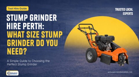 Stump grinder for hire in Perth for removing tree stumps