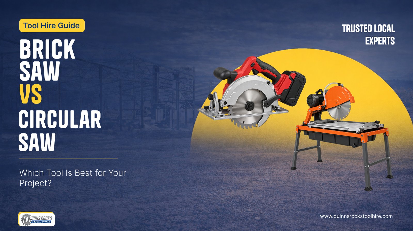 Brick saw and circular saw comparison for construction projects